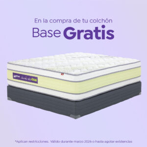 Colchón Soft + Base Gratis
